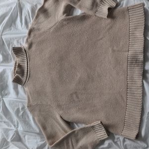 ✨3/$25 J Crew Factory Cream Turtleneck Sweater